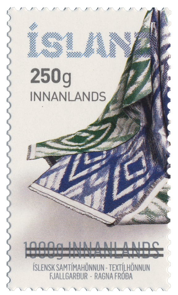 707A - Overprinting-Icelandic contemporary design VIII – Textile design - Ragna Fróðadóttir – Self-adhesive