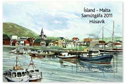559A - Iceland – Malta Joint Issue - Fishing Towns - 2011
