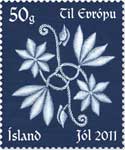 563B - Christmas stamp 2011 - Self-adhesive