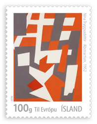 639B - Icelandic Art VII - Nína Tryggvadóttir - Abstraction, 1952