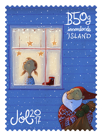 656A - Christmas Stamp 2017 - Self-adhesive