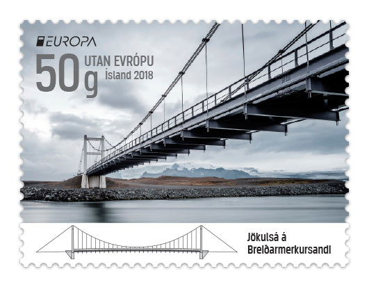 661B - Europa stamp 2018 – Bridges - Self-adhesive - 50g World