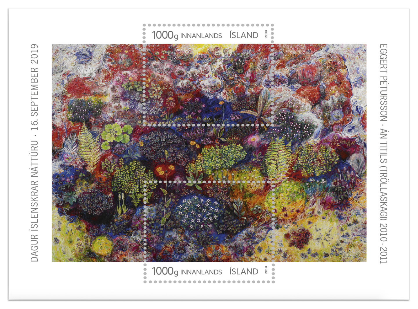 688A - Icelandic Nature Day, 16. september 2019 - 2 x 1000g innanlands