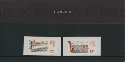 G51 - Gift folder - Iceland-Denmark Joint Issue - Manuscripts - 2014