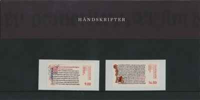 SM113 - Gift folder-danish version - Denmark-Iceland Joint Issue - Manuscripts - 2014