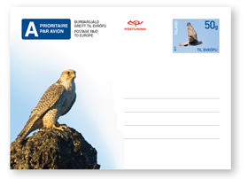 B06 - Postage prepaid postcard - Falcon - 2011