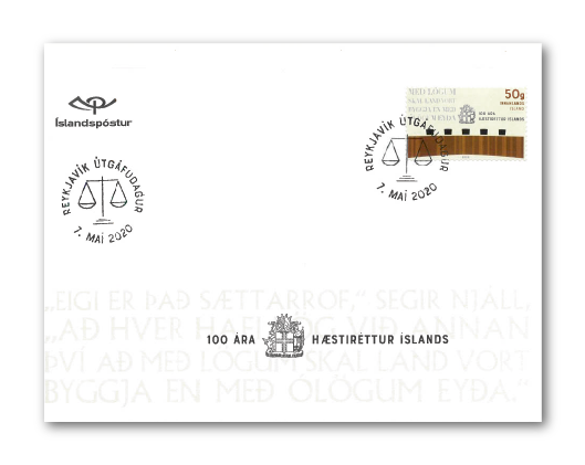 693FDCS - Centenary of the Supreme Court of Iceland