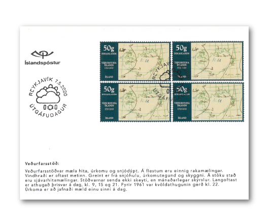 691FDC4 - Centenary of the Icelandic Met Office