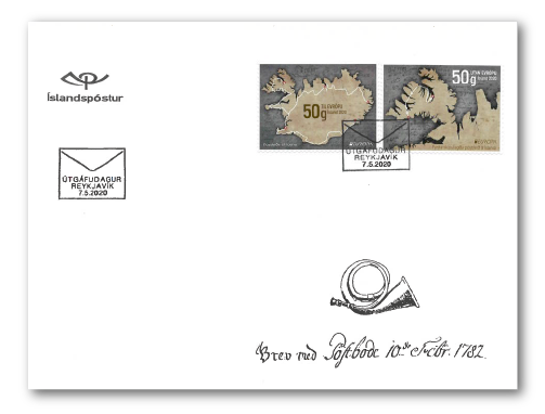 698FDCS Europa stamps 2020 – Ancient Postal Routes