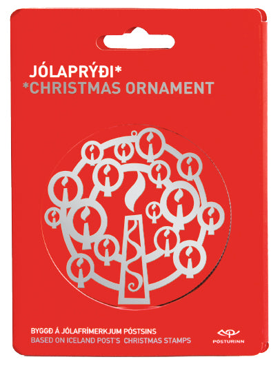 J12S2 - Christmas Ornaments 2012 - Silver coloured