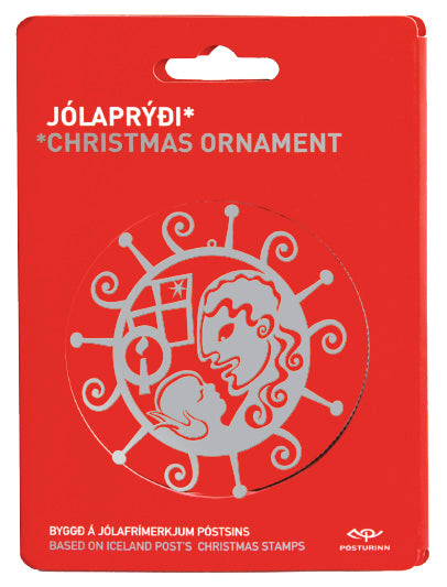 J12S3 - Christmas Ornaments 2012 - Silver coloured