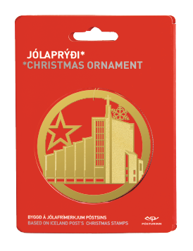 J15G1 - Christmas Ornaments 2015 - Gold coloured