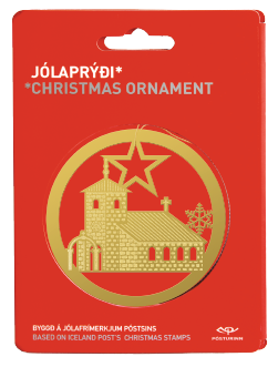 J15G2 - Christmas Ornaments 2015 - Gold coloured