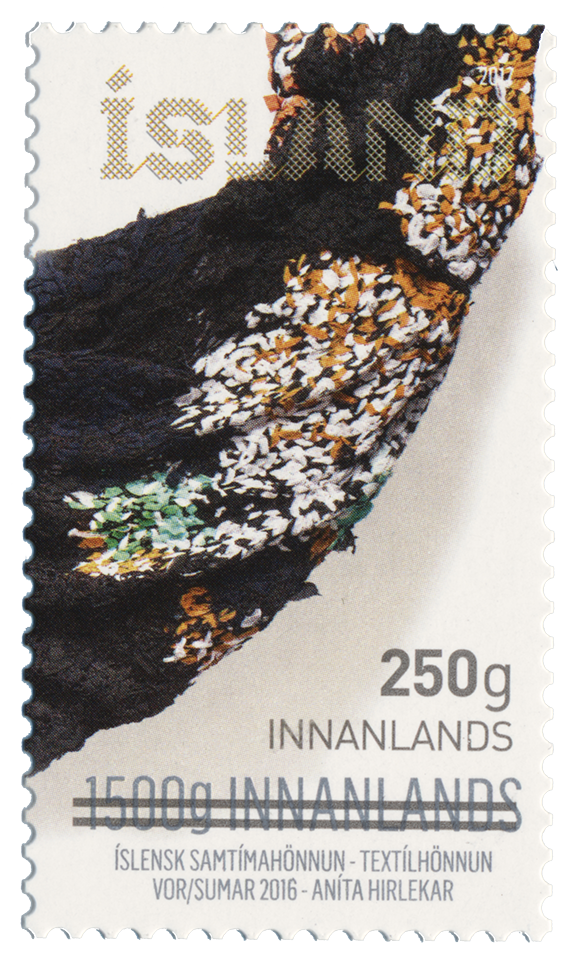 707B - Overprinting-Icelandic contemporary design VIII – Textile design - Aníta Hirlekar – Self-adhesive