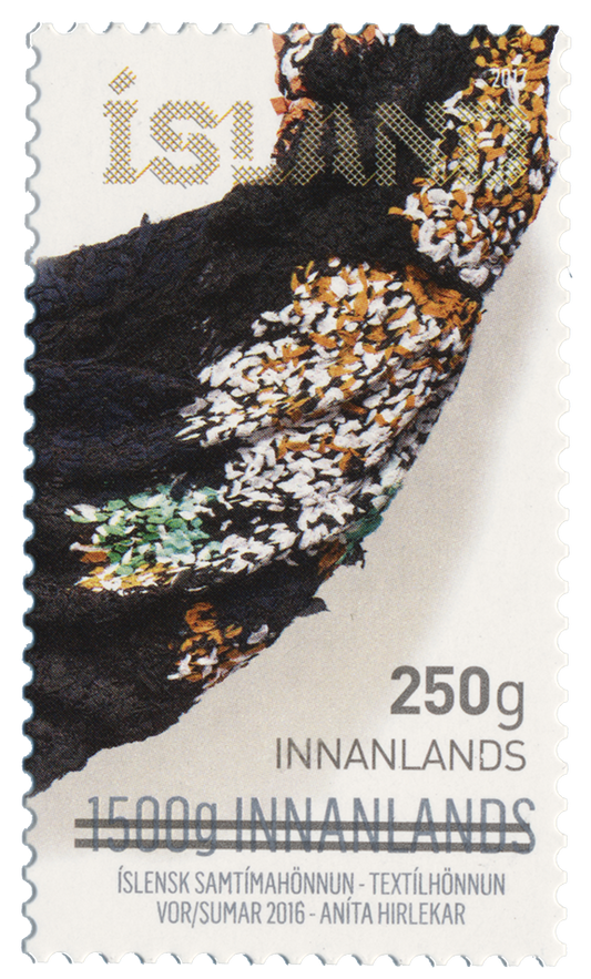 707B - Overprinting-Icelandic contemporary design VIII – Textile design - Aníta Hirlekar – Self-adhesive