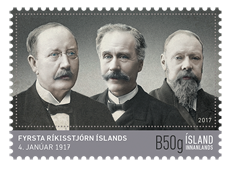 641A - Iceland‘s First Government – 100th Anniversary - Self-adhesive