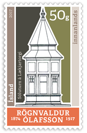 643A - Fyrsti íslenski arkitektinn - Sjálflímandi