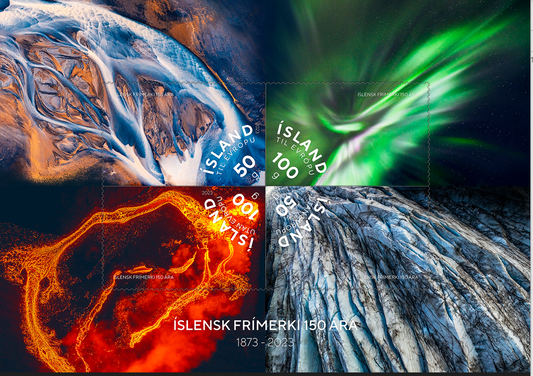 706A - 150 Years Since the First Stamp was issued in Iceland (minisheet)