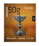 565A - Icelandic craftmanship III - Silverwork - Chalice - Self-adhesive