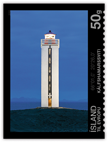 577B - Lighthouses II - The Kálfshamar lighthouse - Self-adhesive