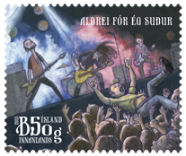 587B - Town Festivals I - Never Been South music festival - Self-adhesive