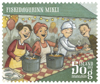 587C - Town Festivals I - The Great Fish Day - Self-adhesive