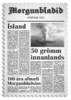594A - Morgunblaðið 100th Anniversary