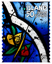 596B - Christmas Stamp 2013 - Self-adhesive