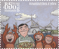 604A - Town Festivals II - The Lobster Festival - Self-adhesive