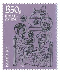 611A - Christmas Stamp 2014 - Self-adhesive