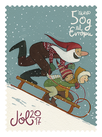 656C - Christmas Stamp 2017 - Self-adhesive