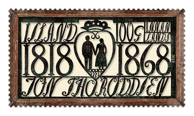 660A - Jón Thoroddsen 200 ára minning - Sjálflímandi - 100g innanlands