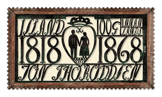 660A - Jón Thoroddsen 200 ára minning - Sjálflímandi - 100g innanlands