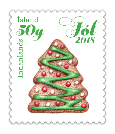675A  - Christmas Stamps 2018 - Self-adhesive - 50g domestic