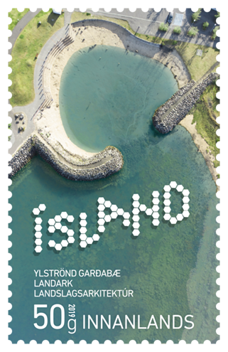 677A - Icelandic contemporary design IX – Landscape architecture - Ylströnd Garðabæ – Self-adhesive - 50g domestic