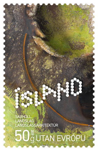 677C - Icelandic contemporary design IX – Landscape architecture - Saxhóll – Self-adhesive - 50g world