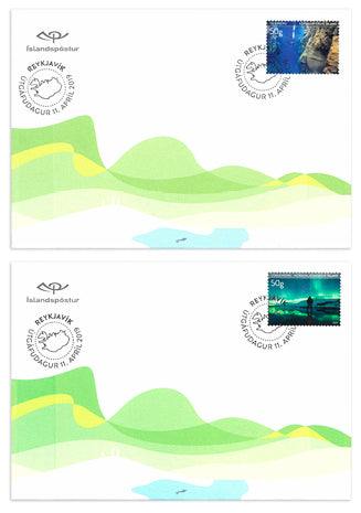 681FDC1 - Ferðamannafrímerki VIII – Köfunarferðir og Norðurljósaferðir