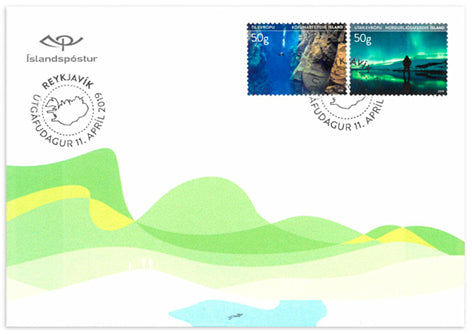 681FDCS - Tourist Stamps VIII – Diving and Northern Lights Tours