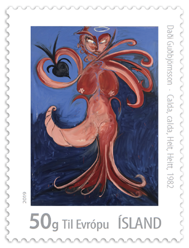 689B - Icelandic art X – New expressionism of the eighties - 50g to Europe