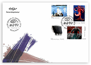 689FDCS - Icelandic art X – New expressionism of the eighties