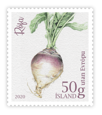 699B - Icelandic garden vegetables I - Beet - Self-adhesive- 50g outside Europe