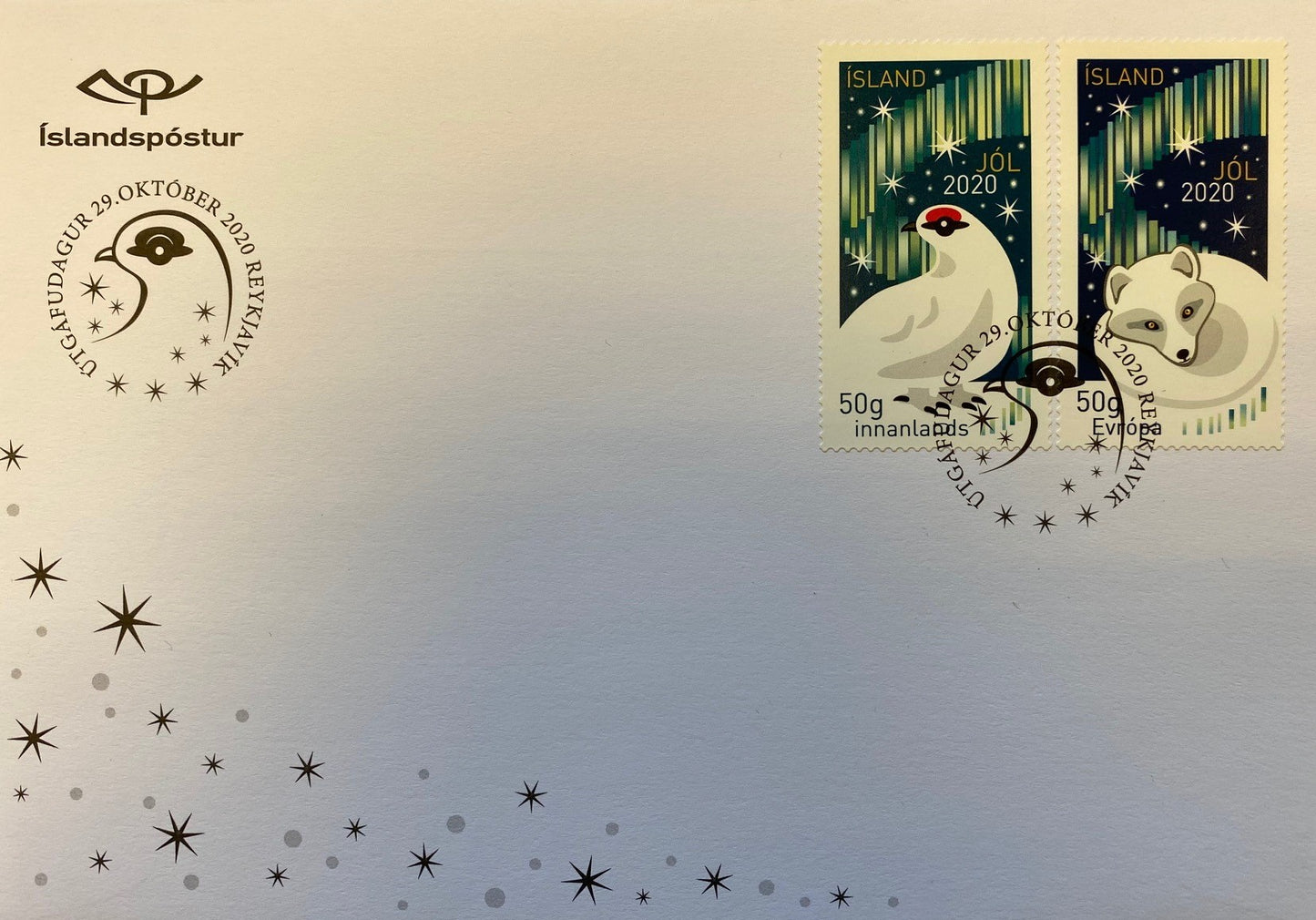 705FDCS - Christmas Stamps 2020