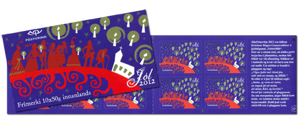 H100 - Christmas Stamps 2012 - Self-adhesive