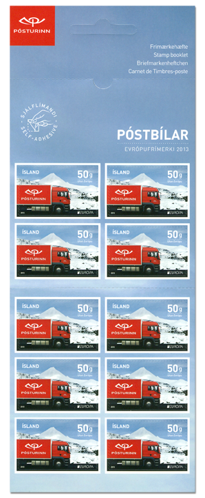 H104 - Europa Stamps 2013 – Postal Vehicles - Self-adhesive