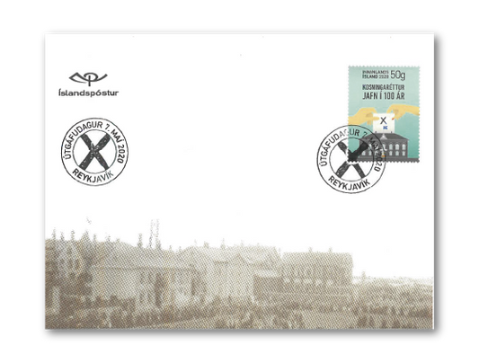695FDCS - 100 years of equal voting rights for all Icelandic citizens 