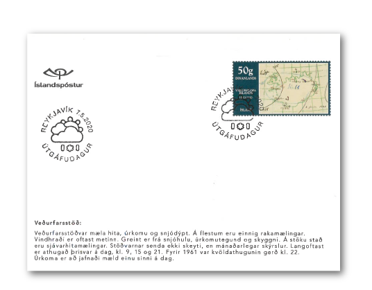 691FDCS - Veðurstofa Íslands 100 ára