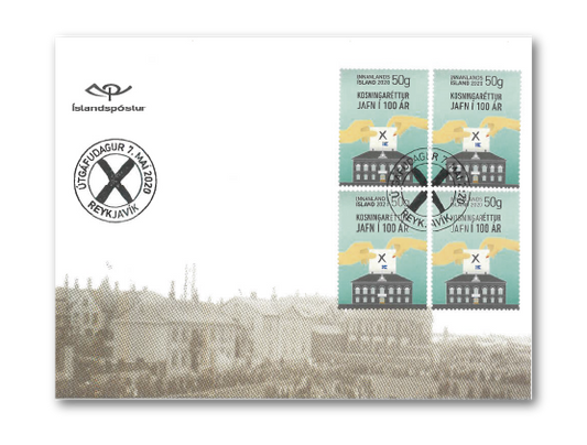 695FDC4 - 100 years of equal voting rights for all Icelandic citizens 