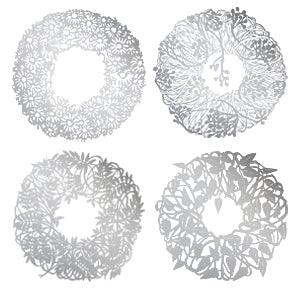 J10S - Christmas Ornament 2010 - Silver coloured 